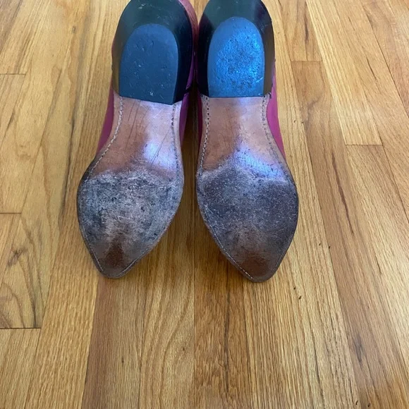 SUPER RARE RASPBERRY PINK COWBOY BOOTS - Picture 12 of 12